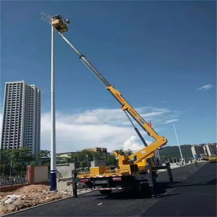 溧阳维修路灯的曲臂升降车出租