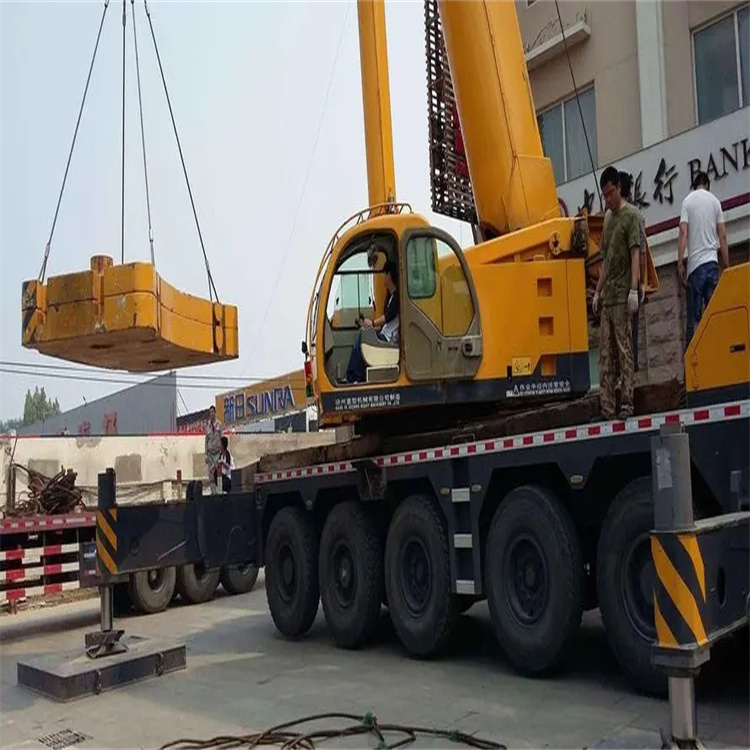 溧阳当地吊车出租|机器吊装|75吨|工厂搬迁服务